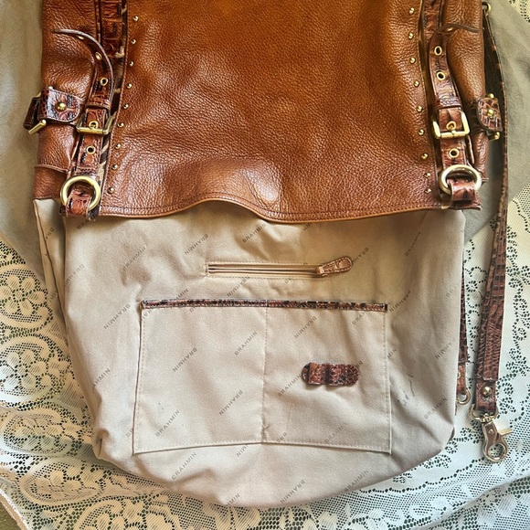 Brahmin :: Brown Croc and Leather Purse - Picture 14 of 15